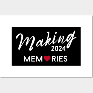 Making Memories 2024 Friend Family Vacation Matching Trip Posters and Art